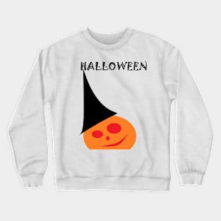 Halloween Pumpkin Crewneck Sweatshirt